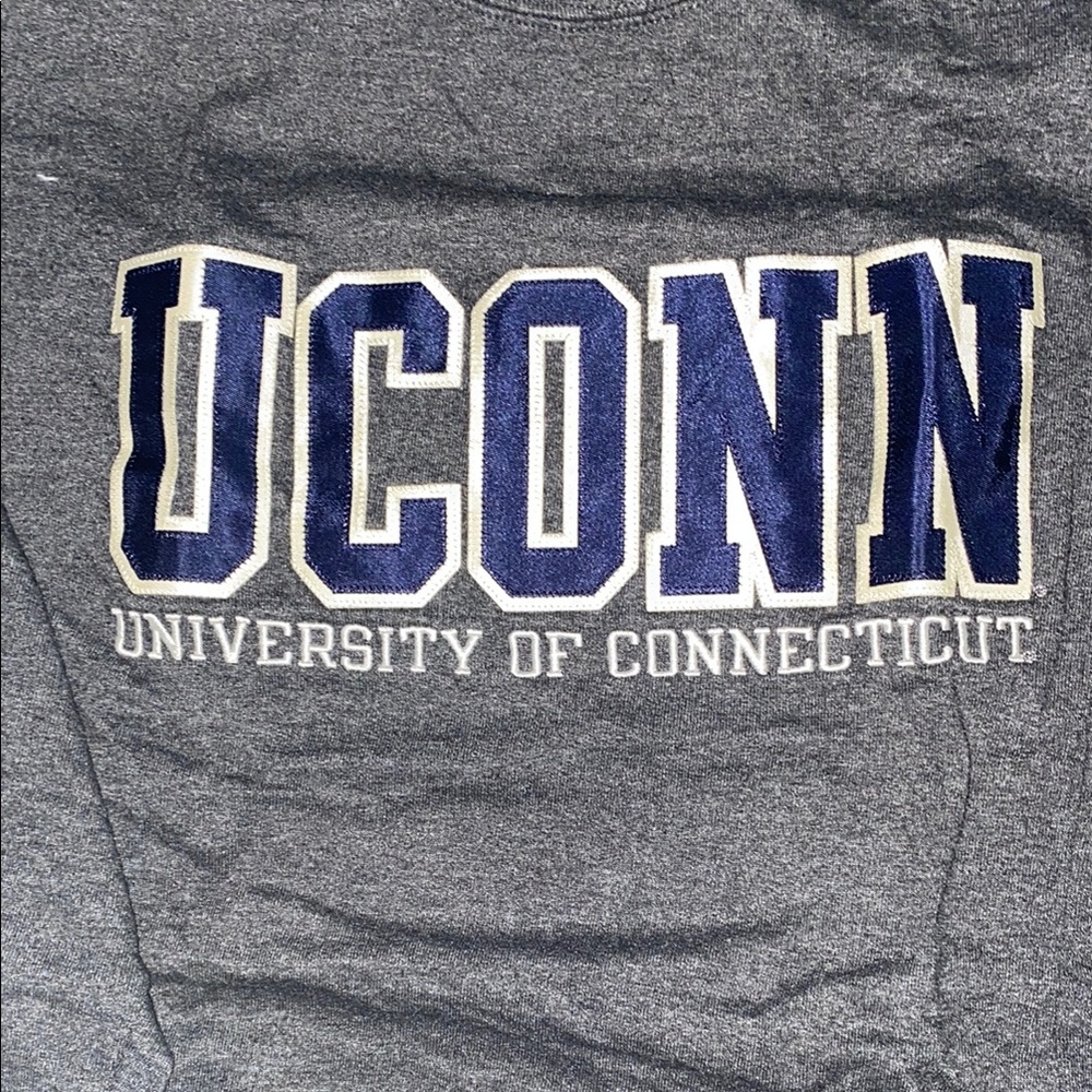 Champion Gray UCONN Sweatshirt